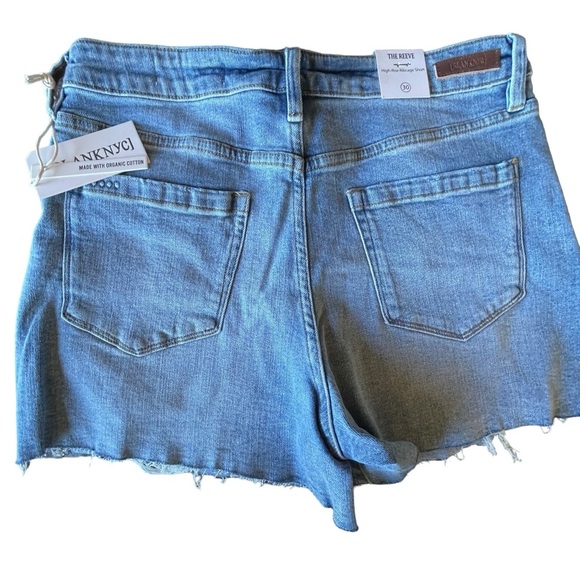 NWT WOMENS BLANKNYC‎ DENIM SHIRTS THE REEVE RAW HEM MILD DISTRESS 5 POCKETS - Picture 2 of 8